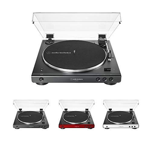 Audio-Technica AT-LP60XBT Fully Automatic Bluetooth Belt-Drive Stereo Turntable with Dust Cover