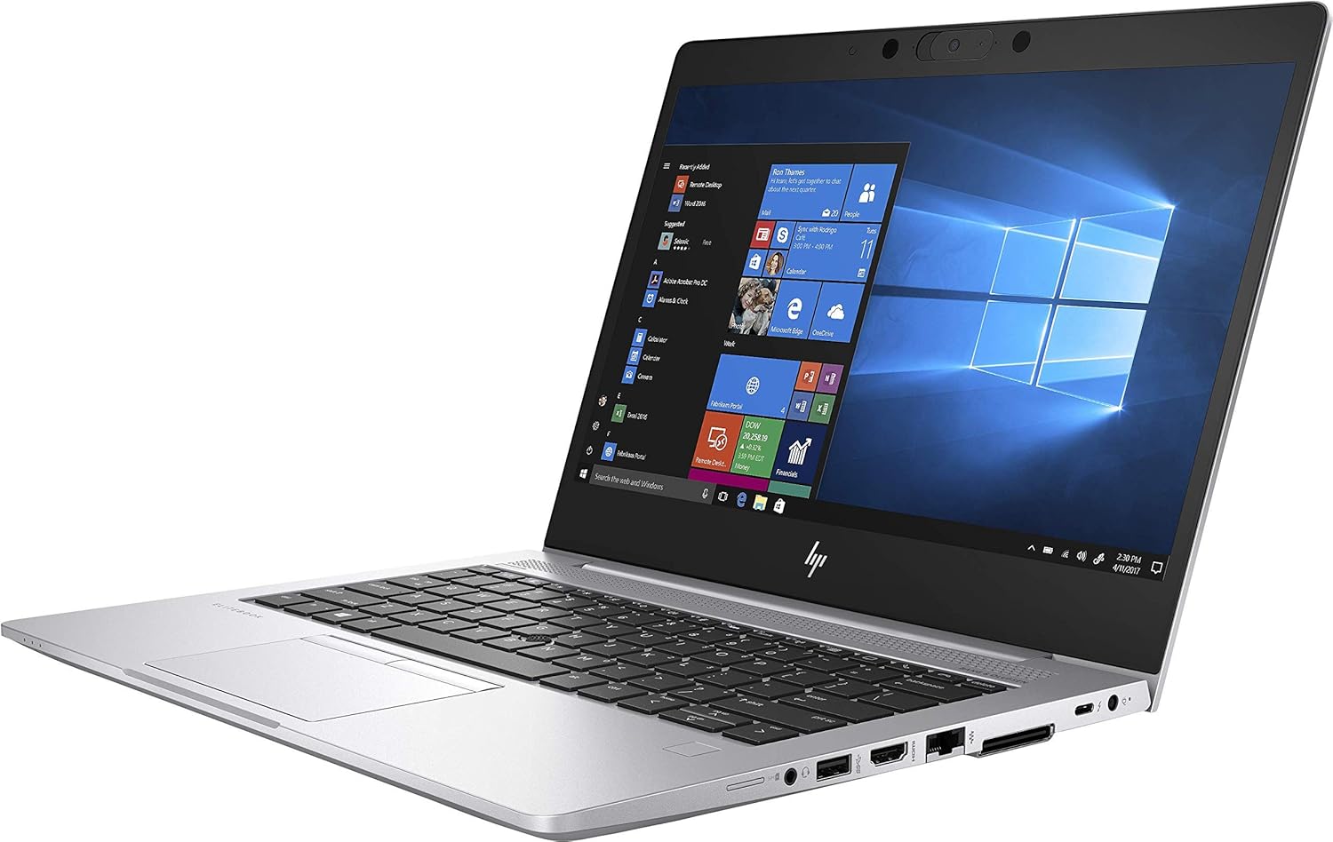 HP EliteBook 830 G6 13.3-Inch Notebook PC (i5-8265U, 256GB SSD, 8GB RAM) Windows 10 Pro (Renewed)