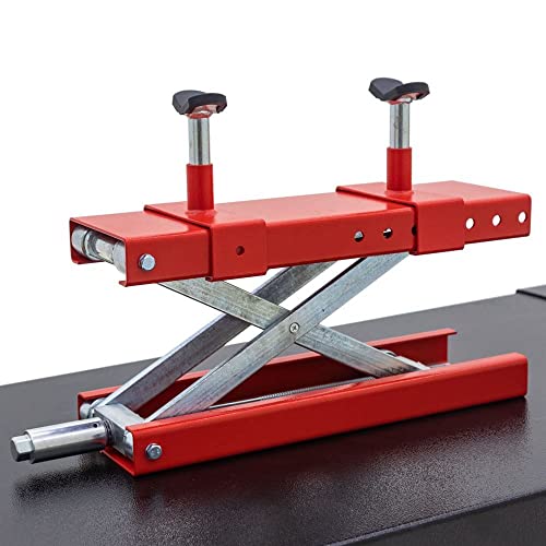 Black Widow BW-PROLIFT-HD Pneumatic ProLift Motorcycle Scissor Lift Table - 1,500 lb. Maximum Capacity and 31.25" Maximum Lift Height