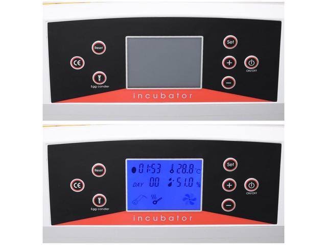 Yescom Digital 56 Egg Incubator Hatcher Temperature Control Automatic Turning with Built-in LED Candler