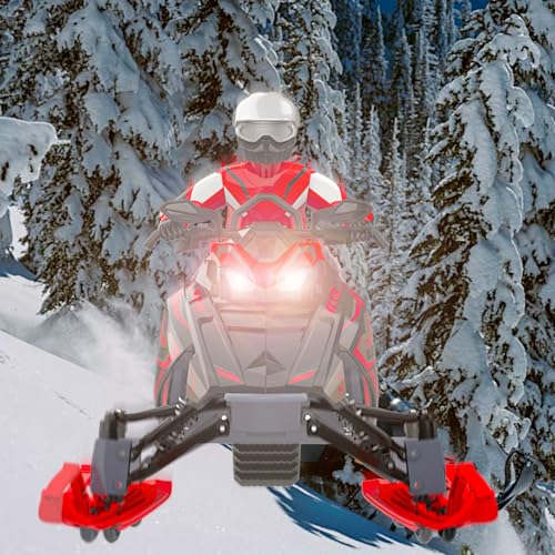 POCO DIVO Trail Blazer Snowmobile, 19” RC Tracked Snow Motorcycle Skimobile, 1/6 Racing Sports Motorbike