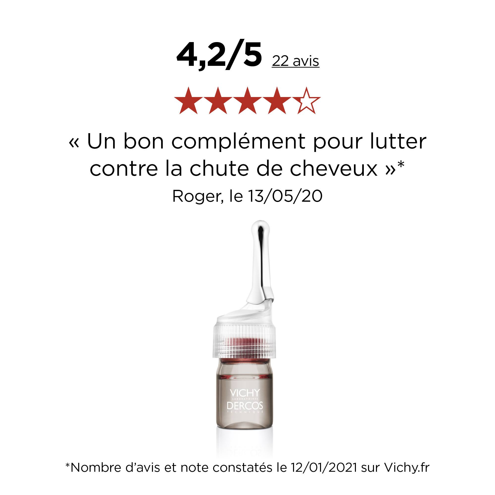 Vichy Dercos Aminexil Clinical 5 Men 21 Monodoses