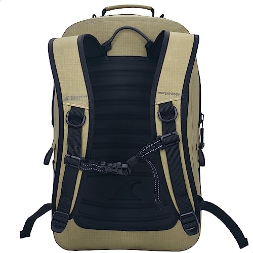 Breakwater Supply™ 100% Waterproof Submersible Backpack, Laptop Bag, Airtight Zippers | Travel Outdoors | Fogland 25L 20L 15L