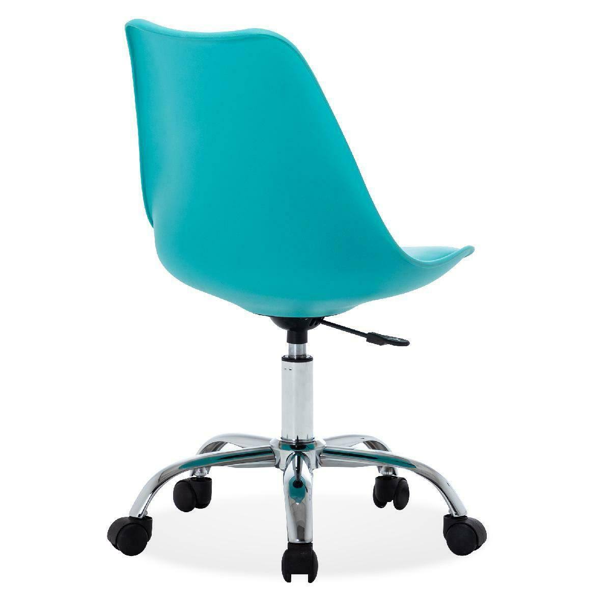 BELLEZE Armless Mid-Back Office Task Chair Faux Leather Upholstery He