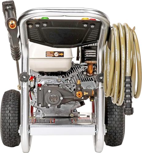 Simpson Cleaning 4200 PSI Gas Pressure Washer, 4.0 GPM Power Washer for Commercial Use, Honda GX390 Engine, 50-Foot Steel-Braided Hose