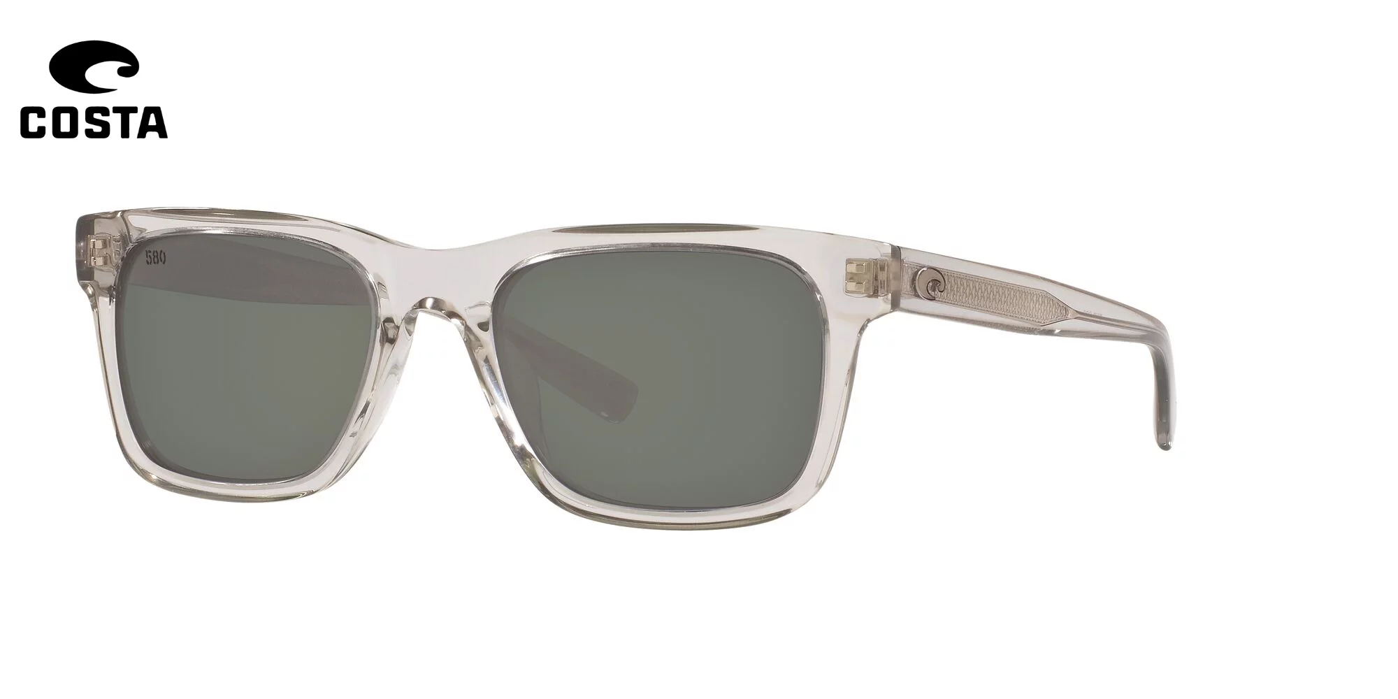 Costa Del Mar Tybee Polarized Blue Mirror 580G Square Sunglasses TYB 282 OBMGLP