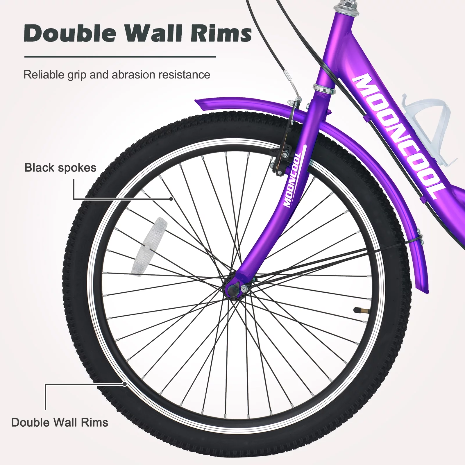 NAIZEA 20"/24"/26" Adult Tricycles, 7 Speed Three Wheel Bike Cruiser Trike with Large Basket for Men, Women, Seniors