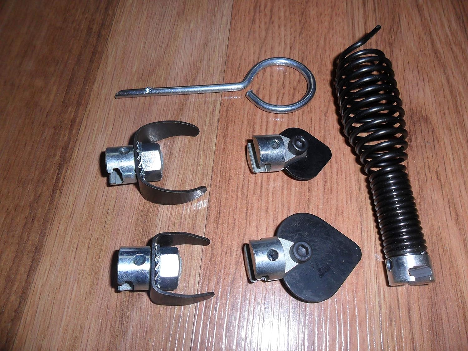 Drain Cleaner 6 Piece Bit Set For K-375 K-380 K-400 K40 K50 K-3800 With 5/8" Cable End Pack of 2
