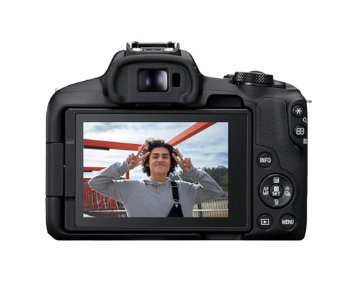 Canon EOS R50 Mirrorless Camera RF-S18-45mm F4.5-6.3 is STM Lens Kit, 24.2 Megapixel CMOS (APS-C) Sensor, 4K Video, Hybrid Camera, Photo and Video