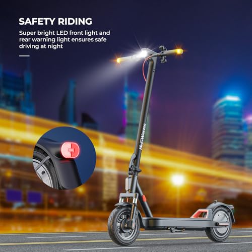 MEGAWHEELS Electric Scooter for Adults, 14/19/28 Miles Long Range,15.5/20 Mph Top Speed, Front Dual Supsension Electric Scooter with Cruise Control
