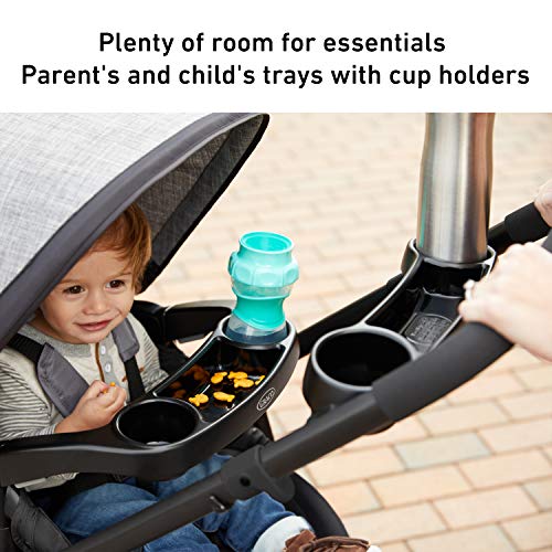 Graco, Modes Element Travel System Includes Baby Stroller with Reversible Seat Extra Storage Child Tray and SnugRide 35 Lite LX Infant Car Seat