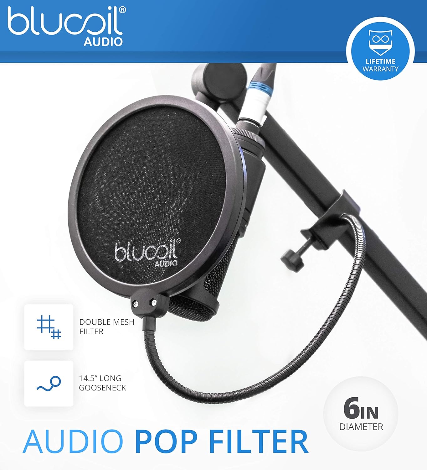 Mevo Start Wireless Live Streaming Camera 1080p HD Video Quality Bundle with Blucoil USB Condenser Microphone, USB-A Mini Hub, Pop Filter