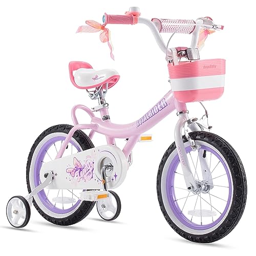 Royalbaby Princess Girls Kids Bike 12 14 16 18 20 Inch Children Bicycle with Basket for Age 3-12 Years
