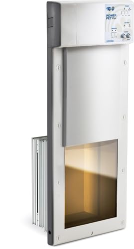 High Tech Pet Fully Automatic Pet Door for Wall and Door Installation - (PX-1W, Medium Wall Mount)