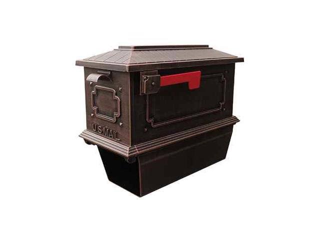 Special Lite Products Kingston Curbside Mailbox with Paper Tube