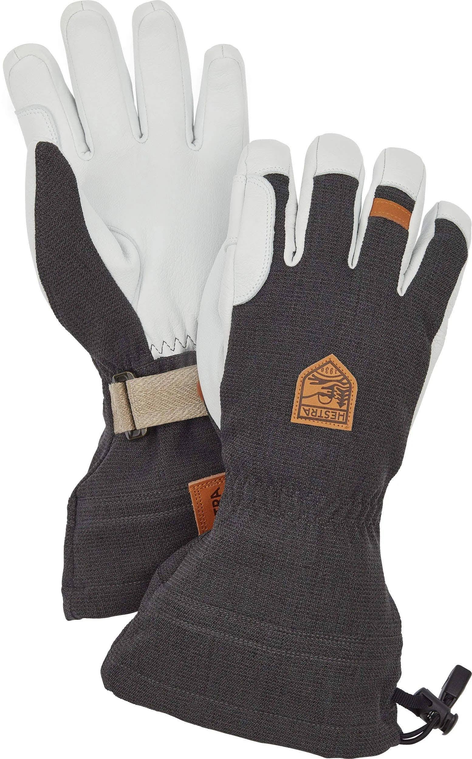 Hestra Army Leather Patrol Gauntlet Glove Charcoal / 11