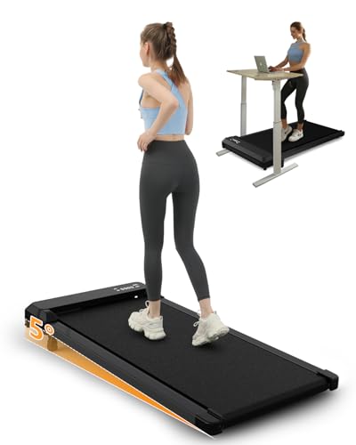 Walking Pad with Handle Bar,5% Manual Incline Walking Treadmill for Home Office,2.5HP Super Quiet Foldable Treadmills with Handrails