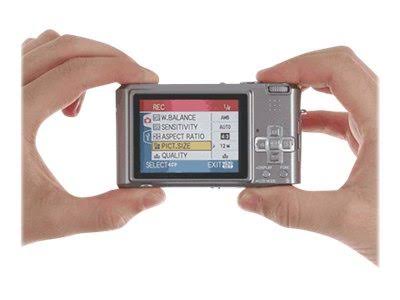 Panasonic Lumix Dmc-fx100 Digital Camera 3.6x Wide Angle Mega Optical Image Stabilized Zoom (Silver)
