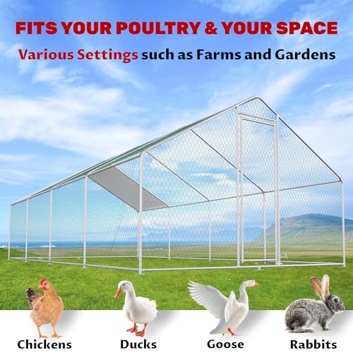 Chicken Coop Wheels Kit - Portable Poultry Tractor Mobilization Steel Chicken Coop Accessories