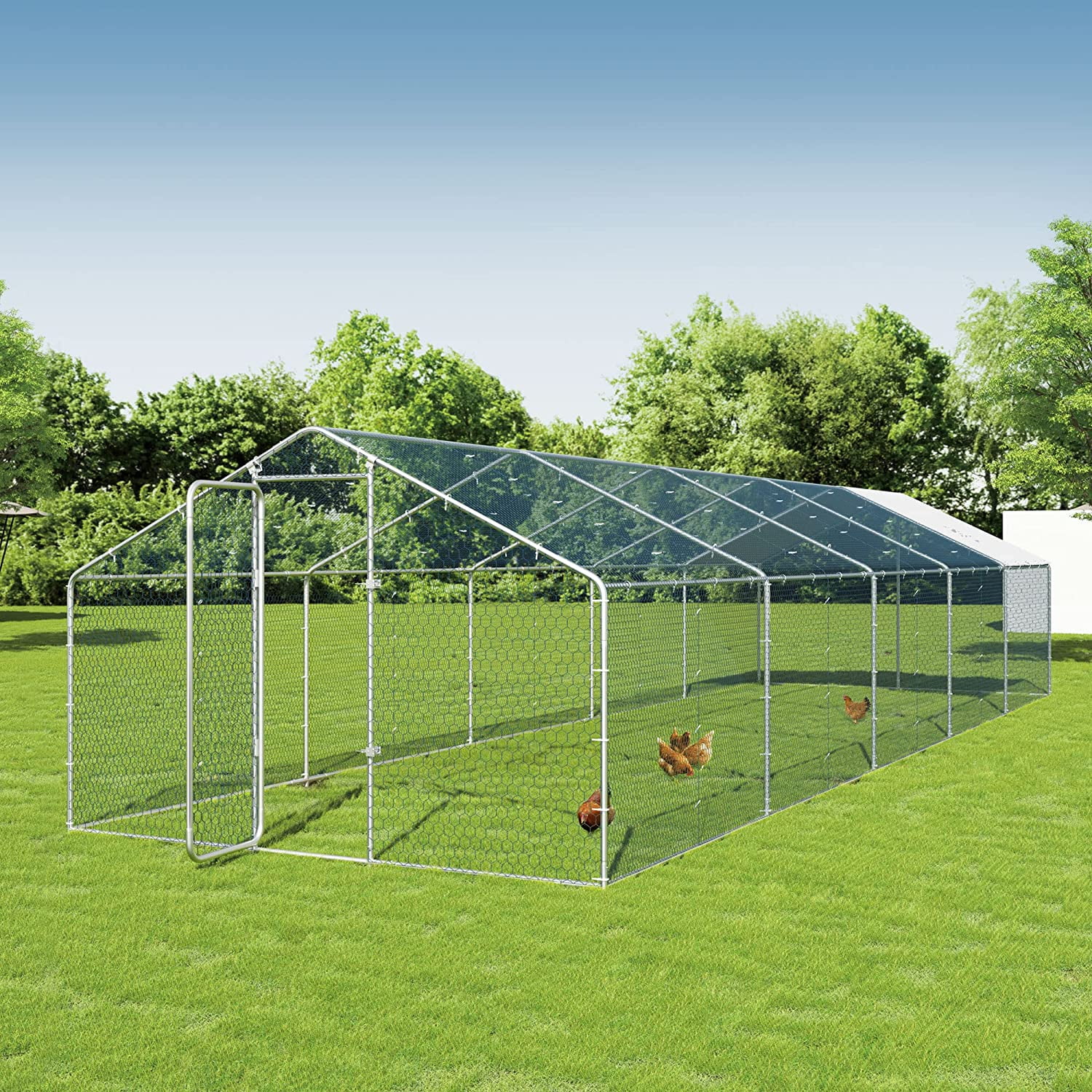 ALAULM Chicken Coops Large Metal Chicken Coops