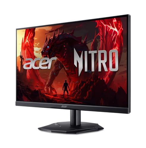 Acer Nitro KG241Y Sbiip 23.8” Full HD (1920 x 1080) VA Gaming Monitor | AMD FreeSync Premium Technology | 165Hz Refresh Rate | 1ms (VRB) | ZeroFrame