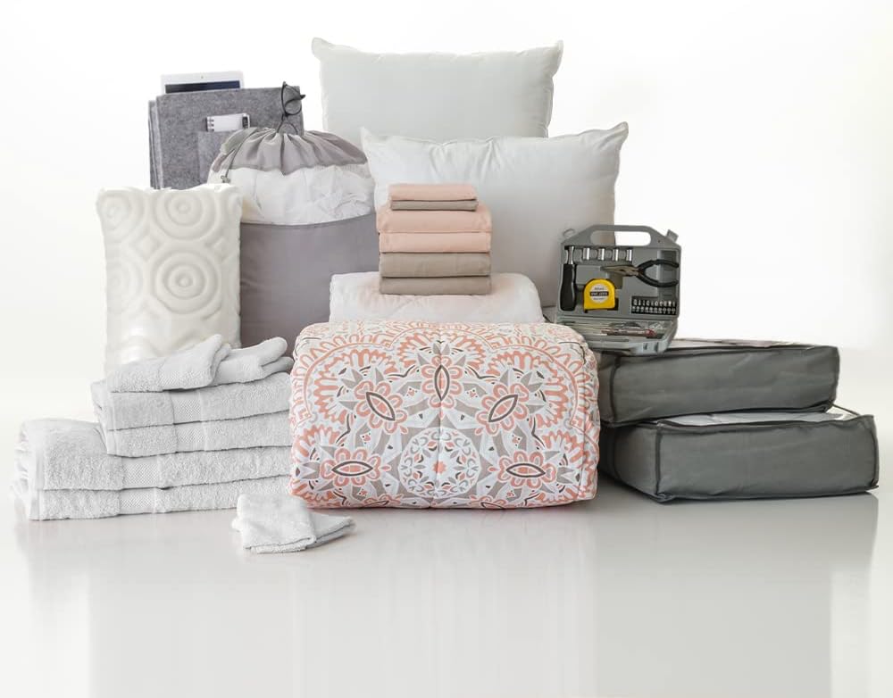 OCM College Dorm Room 25-Piece Complete Campus Pak Trunk Bundle | Twin XL Bedding