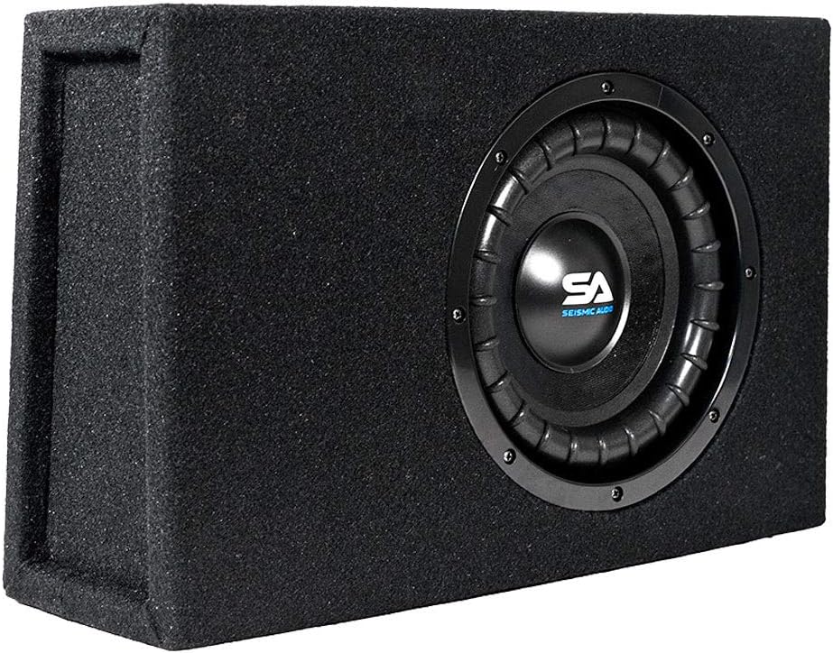 Seismic Audio - SA-SCE08-8 Inch 400 Watt Slim Shallow Mount Car Truck Audio Subwoofer Enclosure