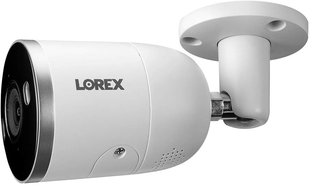 Lorex 4K Ultra HD IP 8-Channel NVR System with 6 Smart Deterrence 4K 8MP IP Cameras, 150FT Night Vision, 3TB Hard Drive, Fusion Capabilities