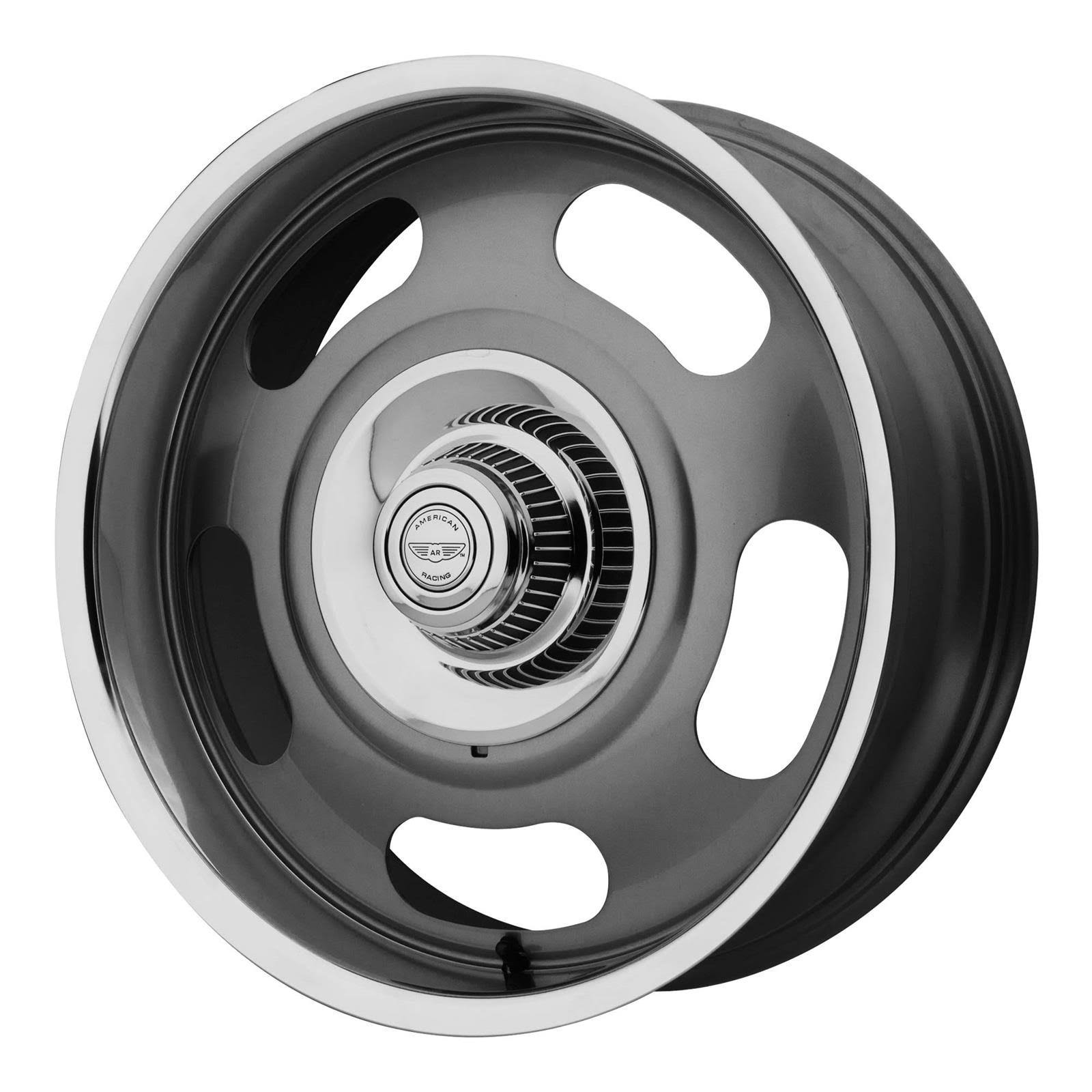 American Racing VN506 Wheel 17x7 5x5x120.65/5x127 +0mm Mag Gray Center Polished Lip