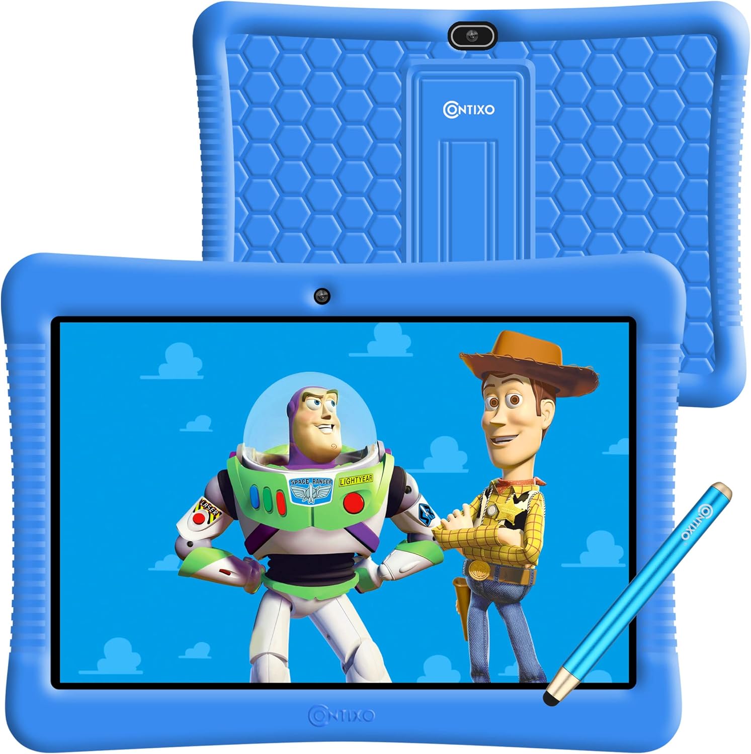 Contixo Kids Tablet K102, 10-inch HD, ages 3-7, Toddler Tablet with Camera, Parental Control, Android 10, 32GB, WiFi