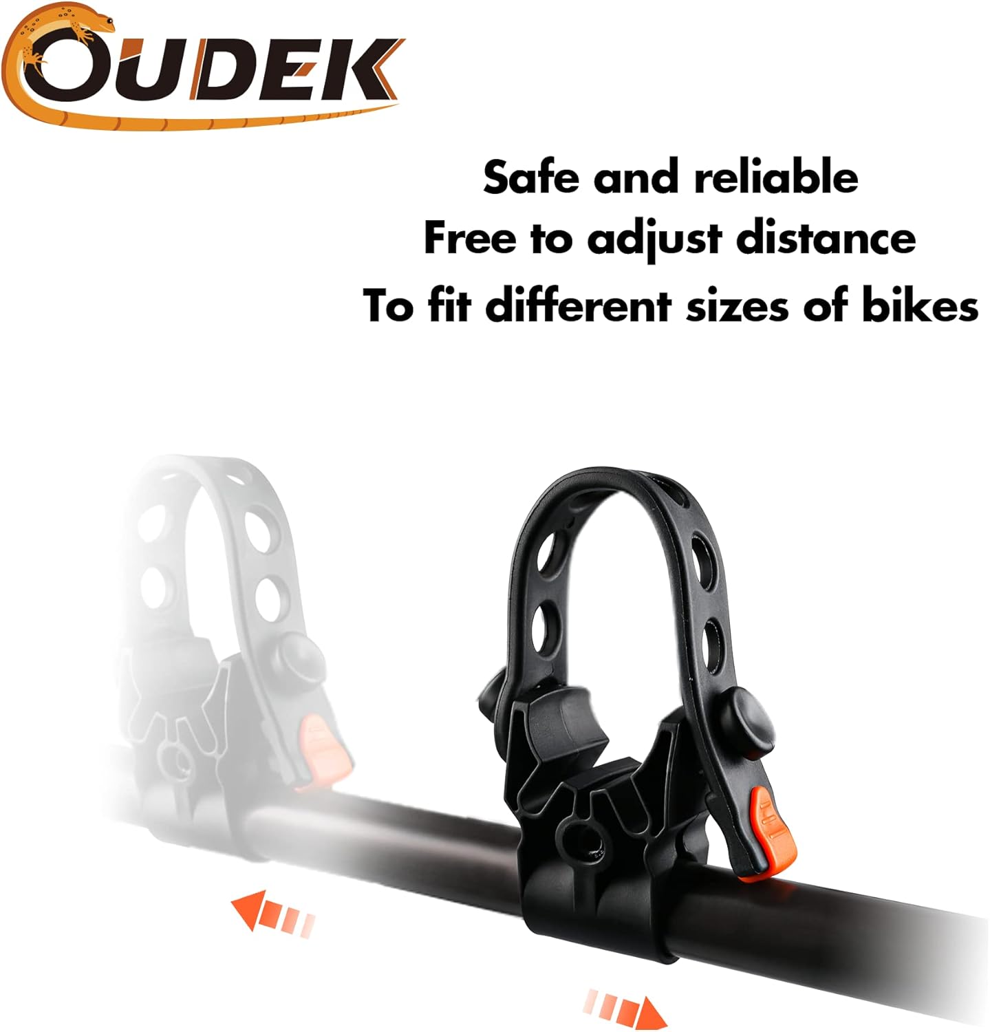 OUDEK 2-Bike Rack Bicycle Hitch Mount Carrier Rack for Cars, Trucks, SUV and Minivans Foldable Bike Rack with a 2" Hitch Receiver (Strengthen)