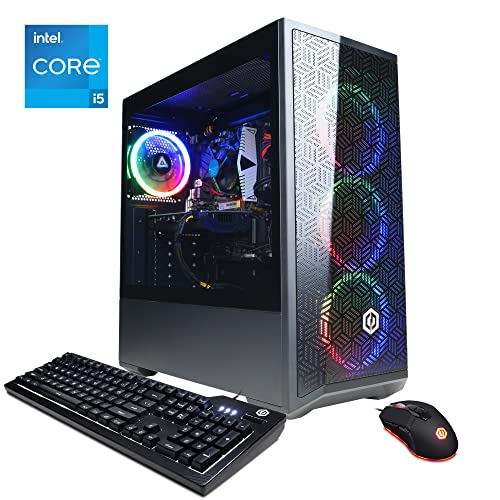 CYBERPOWERPC Gamer Xtreme VR Gaming PC, Intel Core i5-11400F 2.6GHz, 8GB DDR4, GeForce RTX 2060 6GB, 500GB NVMe SSD