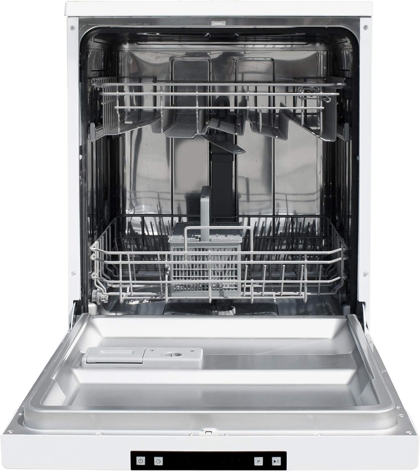 SPT SD-6513WA 24&Prime; Wide Portable Dishwasher with ENERGY STAR, 6 Wash Programs, 10 Place Settings and Stainless Steel Tub &ndash; White