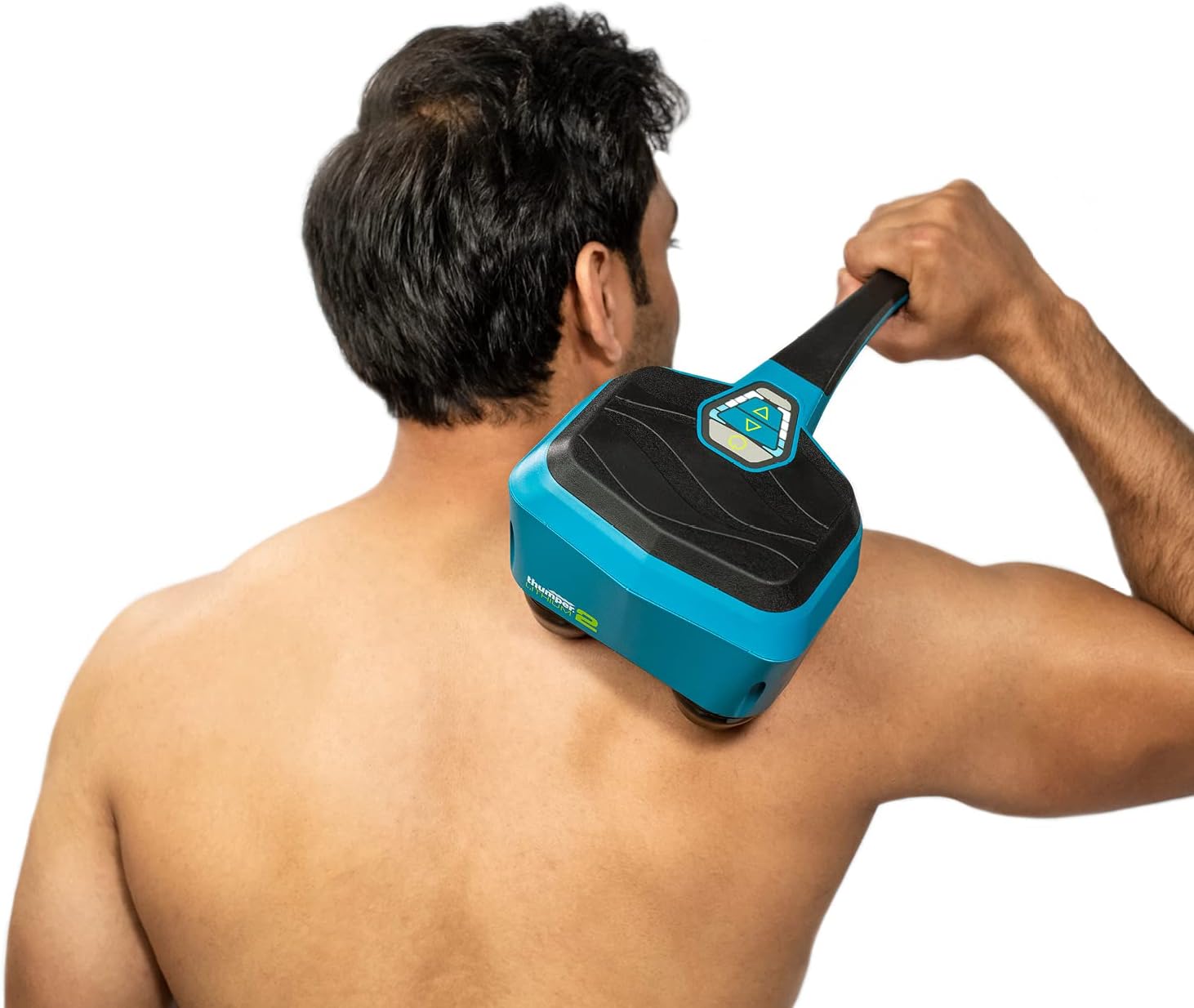 THUMPER LITHIUM2 Back Massager Cordless Dual Head Powerful Back Hip Deep Tissue Percussion Massager Handheld 5 Speed Sciatic Nerve Massage Machine