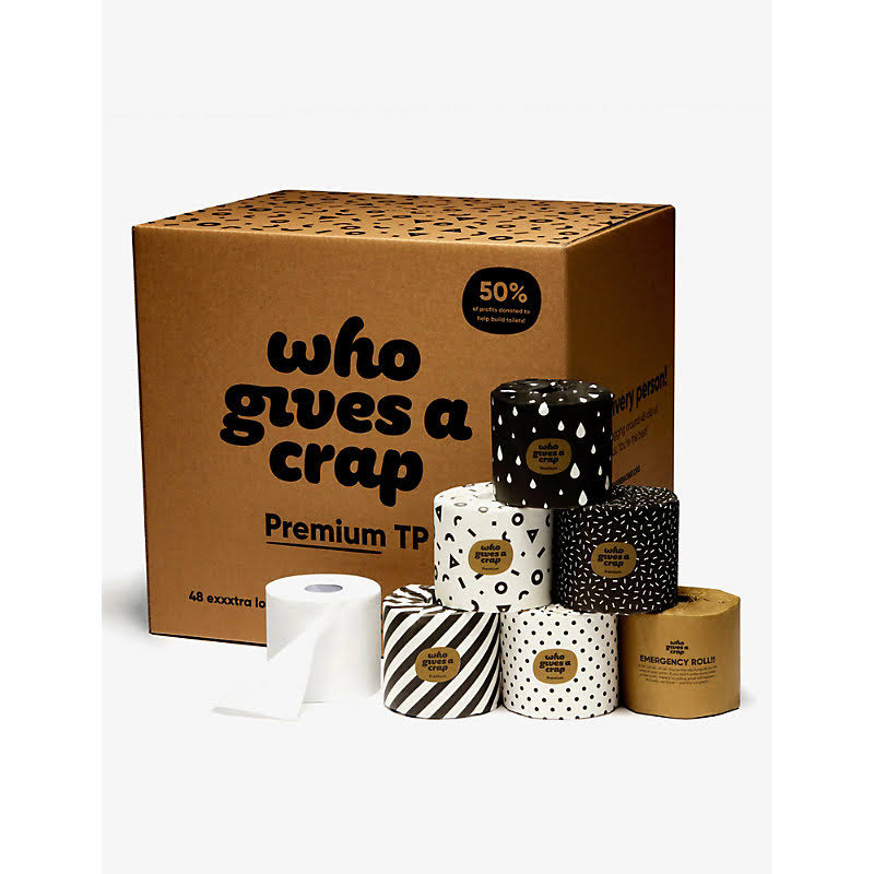 Who Gives A Crap Premium Bamboo Toilet Paper Pack of 48 - Megean