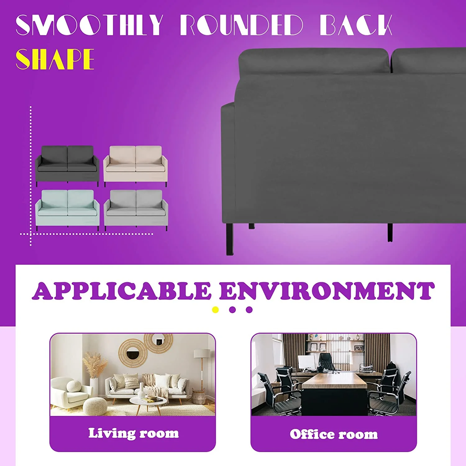 sell well TYBOATLE Fabric Modern Loveseat Sofa Couch for Living Room  51"