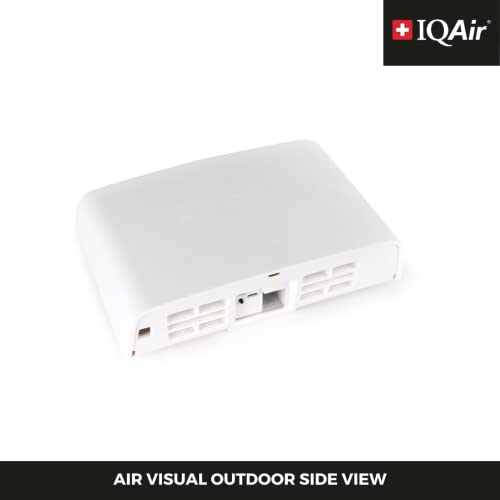 IQAir Air Quality Monitor Indoor, Swiss Design, Professional Grade, Detects PM2.5, CO2, AQI, Temperature, Humidity