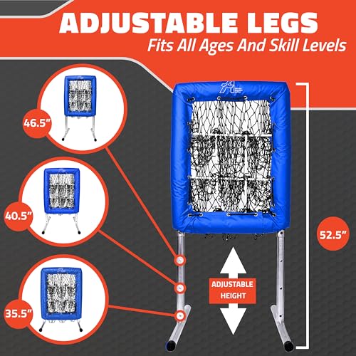 Anytime Baseball Pitching Net with Strike Zone | The No Hitter Net 9 Hole Net | Strike Zone Target for Baseball & Softball Training
