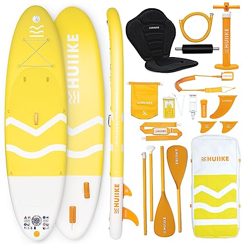 Inflatable Paddle Board for Adults with Accessories Included, Oar, Fins, Pump. Stand Up Paddleboard Great Stability and Resistance. 10’ x 33" x 5.9"