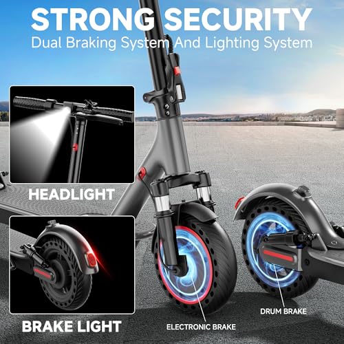 Electric Scooter for Adults, Folding E Scooter with 350W/500W Motor 16-22 Mph Top Speed, Max 19-23 Miles Long Range