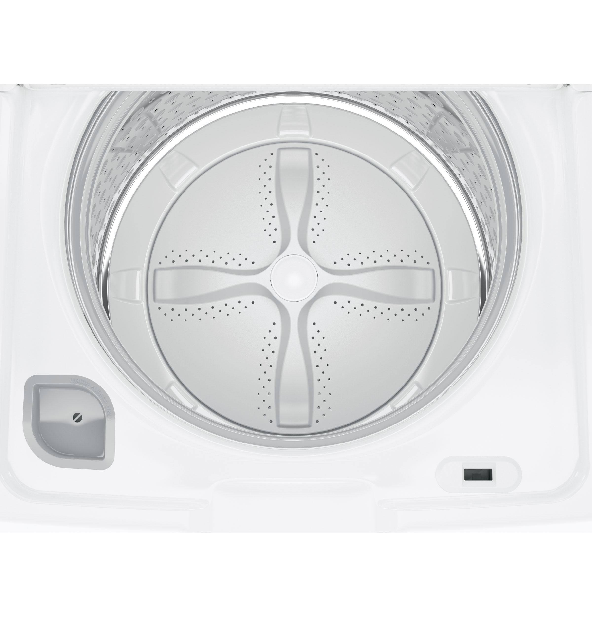GE Energy Star 4.4 Cu. ft. Stainless Steel Capacity Washer White