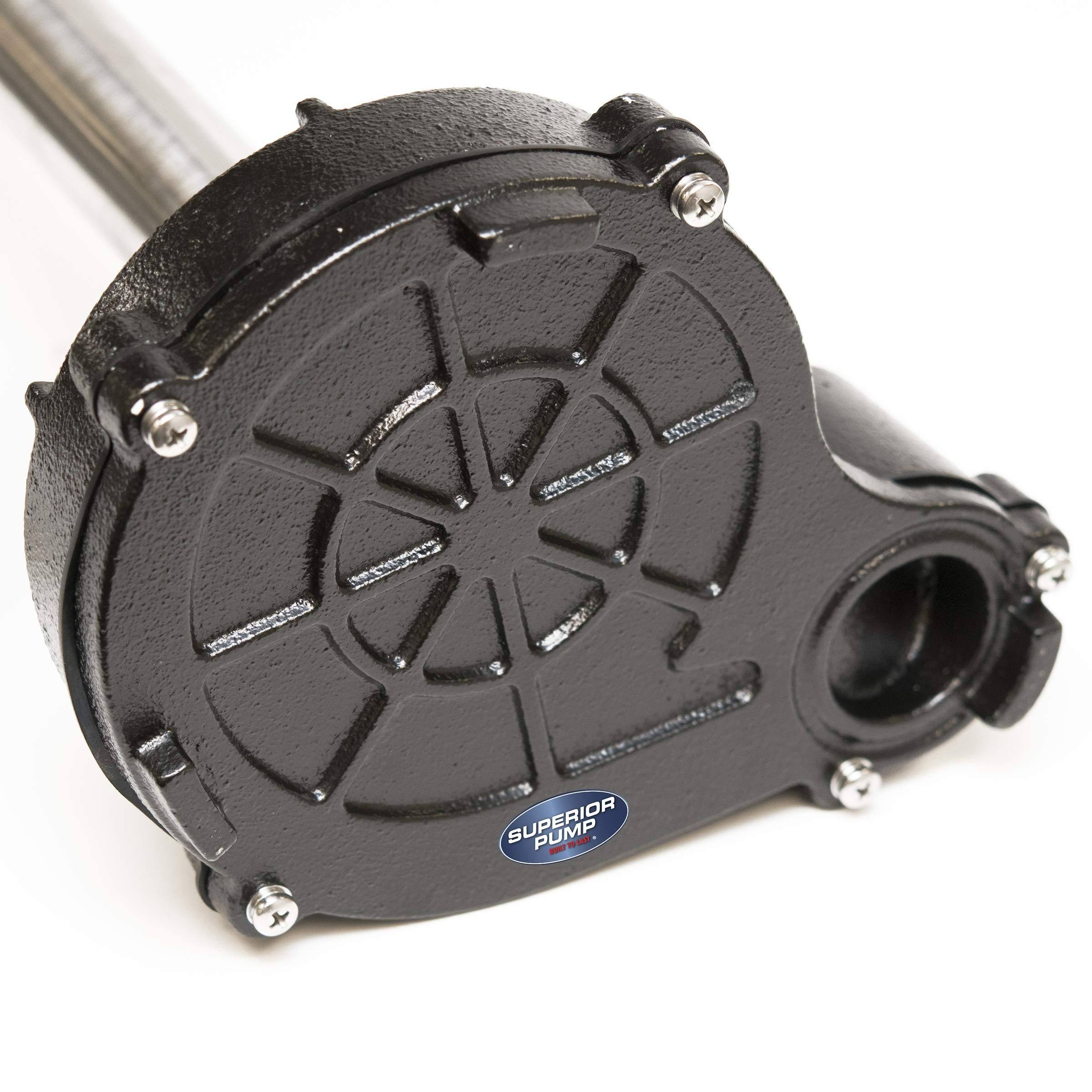 Superior Pump 92551 1/2 HP Cast Iron Pedestal Pump