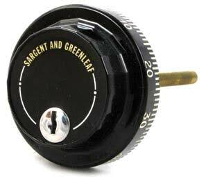 SARGENT and Greenleaf SARGENT u0026 Greenleaf D225-024 Standard Spy Proof Dial with Key Locking