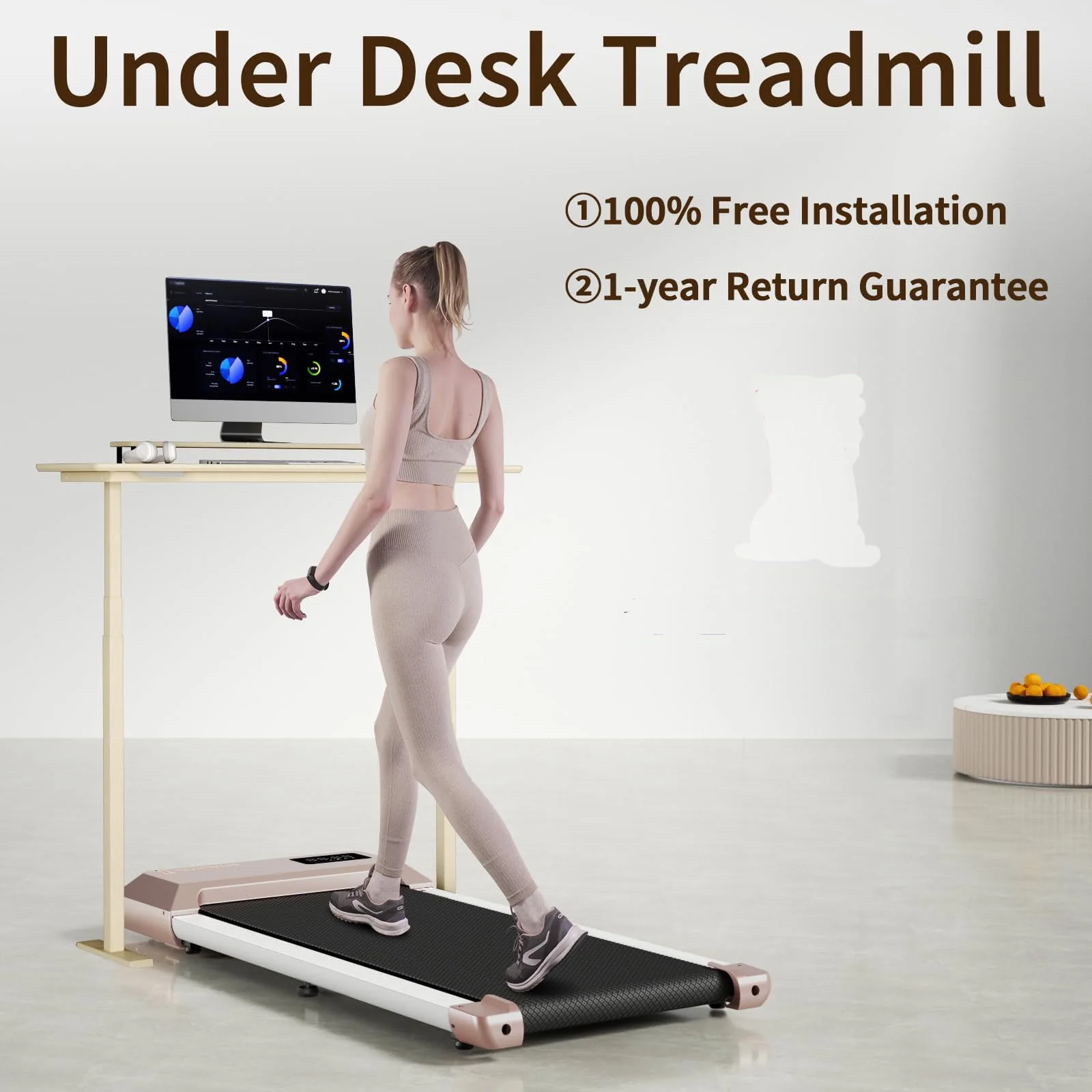 Superun Walking Pad Treadmill 2.5Hp