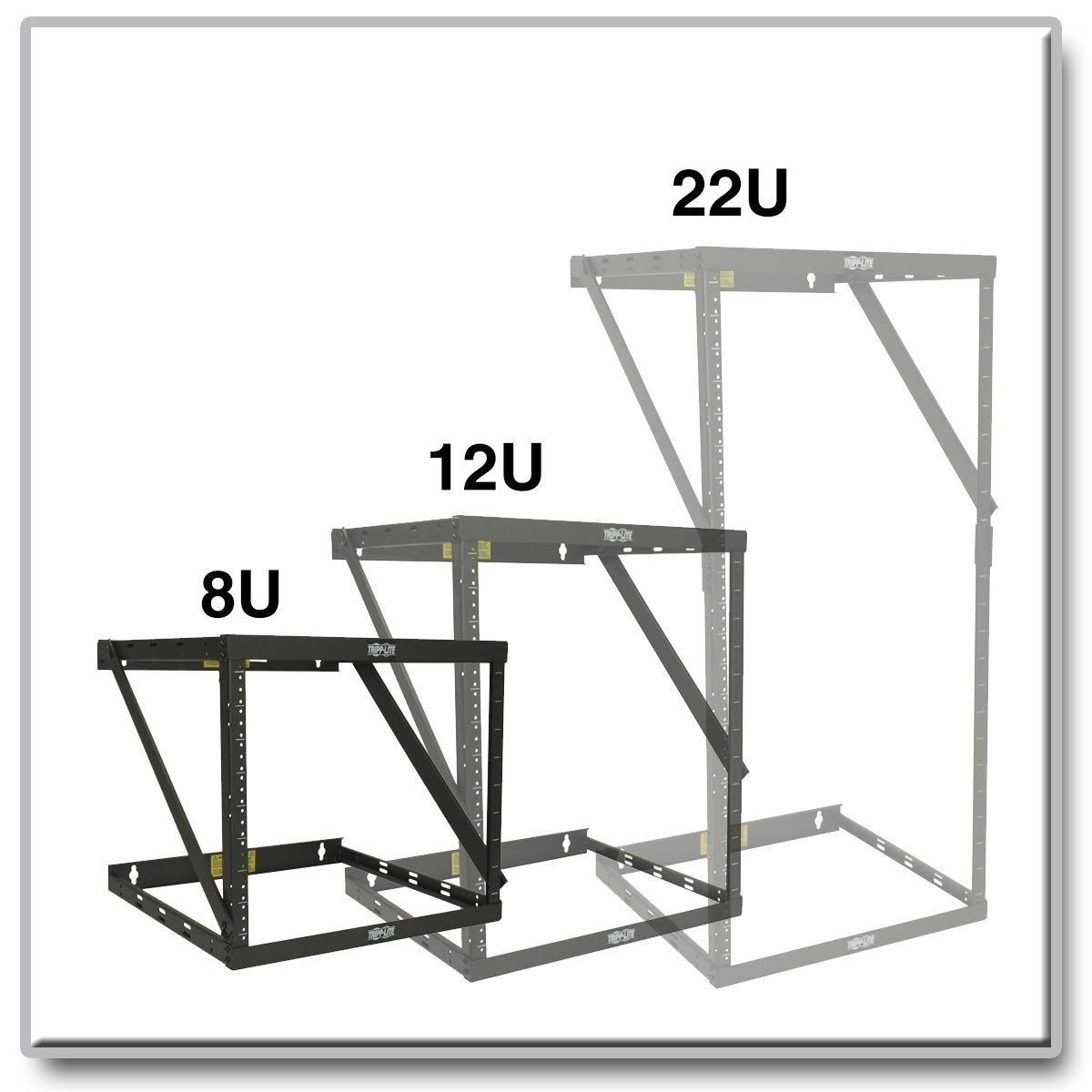 Tripp Lite 8U 12U 22U 2 Post Open Frame Rack Server Cabinet Expandable Rack
