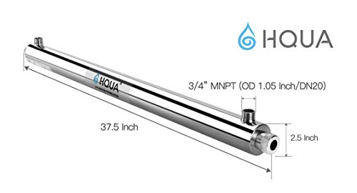 HQUA Water Purifier Sterilizer Filter 12GPM