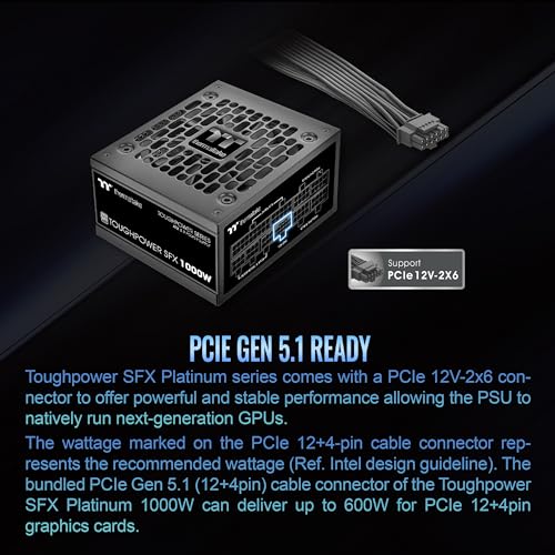 Thermaltake Smart 500W 80+ White Certified PSU, Continuous Power with 120mm Ultra Quiet Cooling Fan