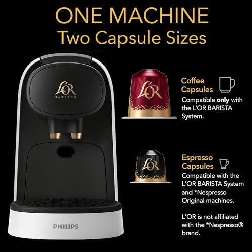 L'OR Barista System Coffee and Espresso Machine Combo by Philips