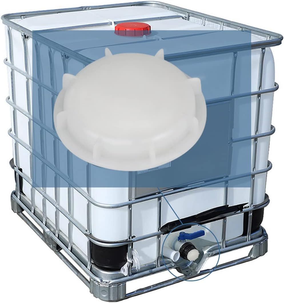 2inch IBC Tote Valve Dust Cap Water Tote Cover Lid Cap Fine Female Thread 58mm ID 5Pieces