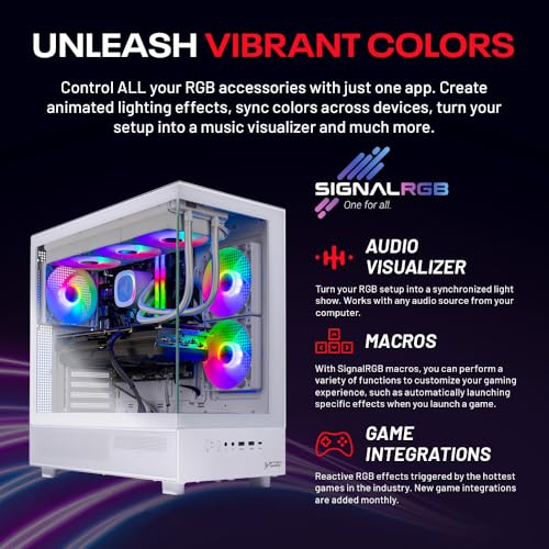 Skytech Azure Gaming PC Desktop, Ryzen 7 9700X 3.8 GHz (5.5GHz Turbo Boost), NVIDIA RTX 4060 8GB GDDR6, 2TB SSD, 32GB DDR5 RAM 6000 RGB